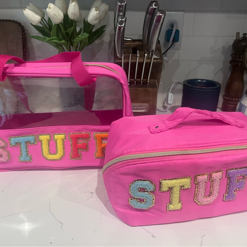 Pink Stuff Organizer Bags